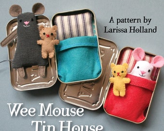 Wee Mouse Tin House PDF pattern