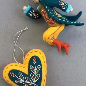 Lord A-leaping PDF Pattern for a Hand Sewn Wool Felt Ornament - Etsy