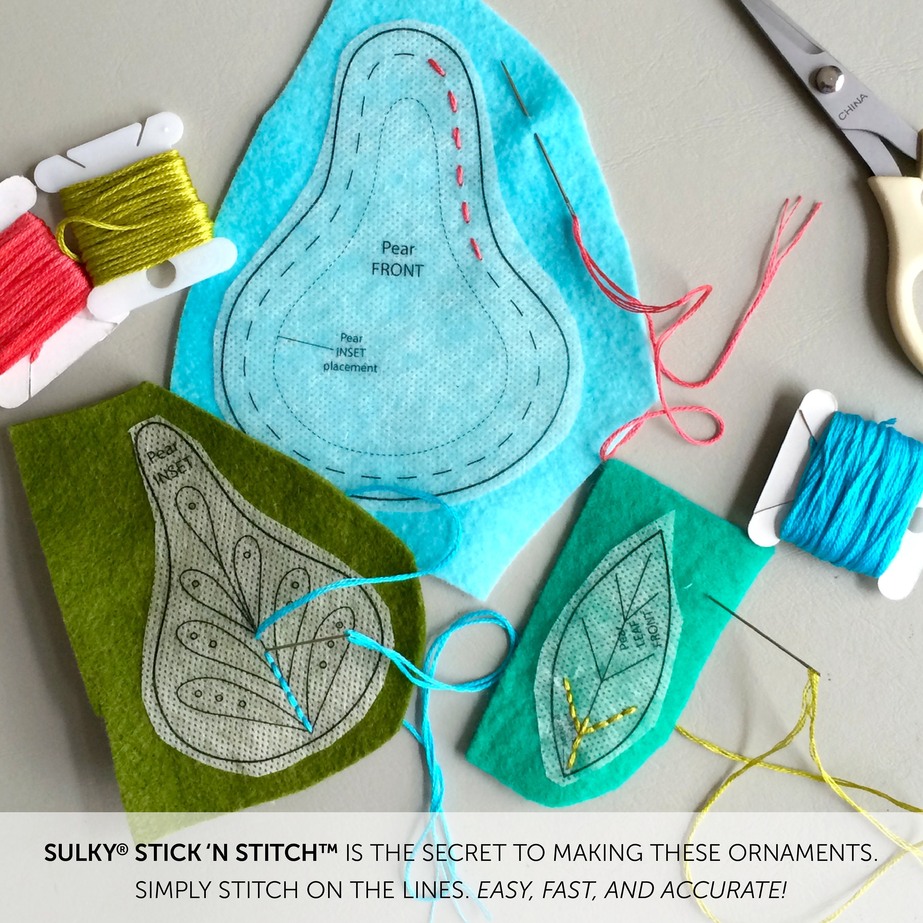 Lodestar Ornaments PDF Pattern, Two Hand Sewn Wool Felt Lodestar Ornaments PDF Pattern, Two Hand Sewn Wool Felt