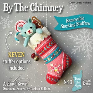 PDF Häkelanleitung The Chimney, eine handgenähte Verzierung aus Wollfilz