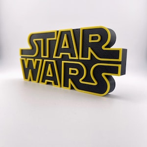 Star Wars Fan Logo Display Sign
