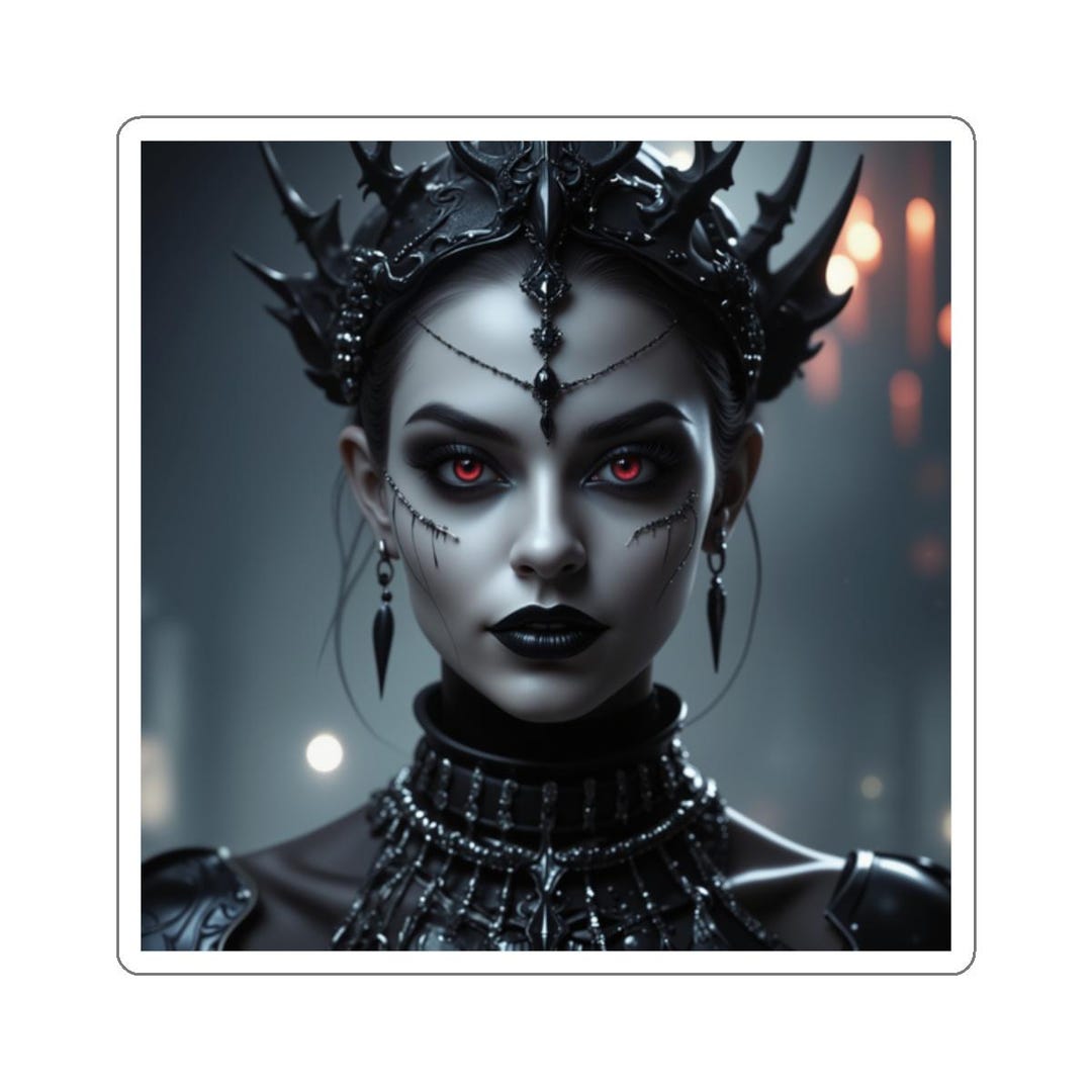 Alien Vampire Queen Goddess I Kiss-cut Stickers - Etsy