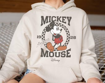 Retro Mickey Mouse Hoodie,Disney Trip Hoodie,Disneyland Mickey Hoodie,Disney Vacation Hoodie,Classic Mickey Hoodie,Magic Kingdom Hoodie Gift