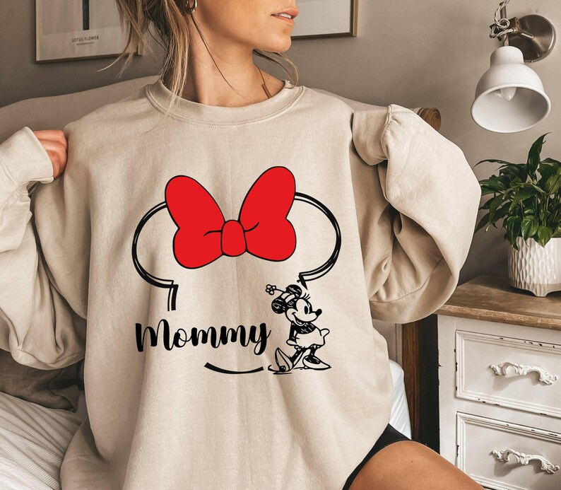 Custom Name Disney Family Matching Trip Sweatshirt, Mickey Minnie Sweater,Disney Mickey and Minnie Birthday Family Sweat,Disneyland Birthday bild 4