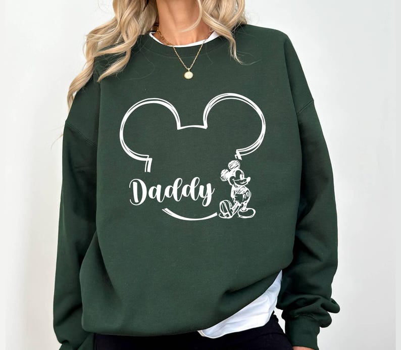 Custom Name Disney Family Matching Trip Sweatshirt, Mickey Minnie Sweater,Disney Mickey and Minnie Birthday Family Sweat,Disneyland Birthday bild 7