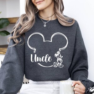 Custom Name Disney Family Matching Trip Sweatshirt, Mickey Minnie Sweater,Disney Mickey and Minnie Birthday Family Sweat,Disneyland Birthday bild 5