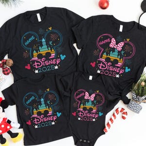 Disney 2025 Custom Shirts, Disney Family Shirts Disneyworld 2025 Family Shirts Disney Vacation 2025 Trip Shirt Disney Tee Family Disney Trip