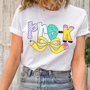 Pre-k Teacher Shirt, Kindergarten Teacher Shirt, Preschool Teacher Shirt, Pre-K Shirt, Back to School Shirt, Teacher Appreciation T-Shirt