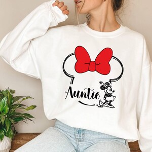 Custom Name Disney Family Matching Trip Sweatshirt, Mickey Minnie Sweater,Disney Mickey and Minnie Birthday Family Sweat,Disneyland Birthday bild 2