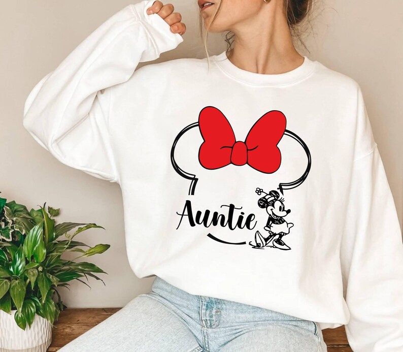 Custom Name Disney Family Matching Trip Sweatshirt, Mickey Minnie Sweater,Disney Mickey and Minnie Birthday Family Sweat,Disneyland Birthday bild 2