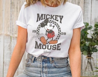 Retro Mickey Mouse Shirt,Disney Trip Shirt, Disneyland Mickey Shirt,Disney Vacation Shirt,Classic Mickey Tee,Magic Kingdom Shirt,Disney Gift