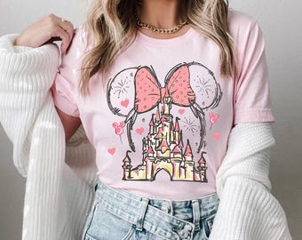 Disney Minnie Mouse Castle Shirt, Magic Kingdom Family Shirt, Disney Shirt,Disneyland Shirt,Magical Kingdom Shirt,Disney Family Vacation Tee