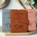 Personalized Passport Cover, Custom Engraved Leather Passport Case, Travel Gift Passport Wallet for Men Woman, Birthday Christmas Gifts product logo