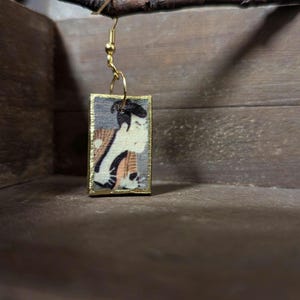Made in Japan Handmade Ukiyo-e Kabuki Oorbellen Klei Sieraden Edo Kunst Inspired Statement Oorbellen Traditioneel Japans Geschenk