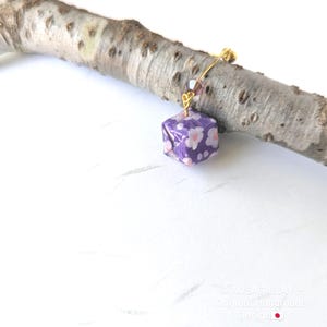 Orecchini Artigianali in Carta Giapponese –Origami con Perla di Vetro | Gioielli Leggeri e Unici, Regalo Ispirato all’Artigianato Giapponese