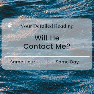 Me contactera-t-il pour une lecture psychique, une lecture avec contact, me contacteront-ils ? Lecture le même jour, à la même heure