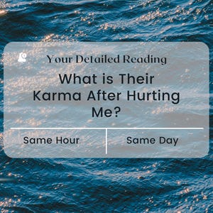 What is Their Karma Psychic Reading, How Will Their Karma Be, Same Day Reading, Karmic Debt Reading, Ex Lover Psychic Reading