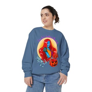 Garment-dyed sweater dames Nightmare before Christmas sally afbeelding 7