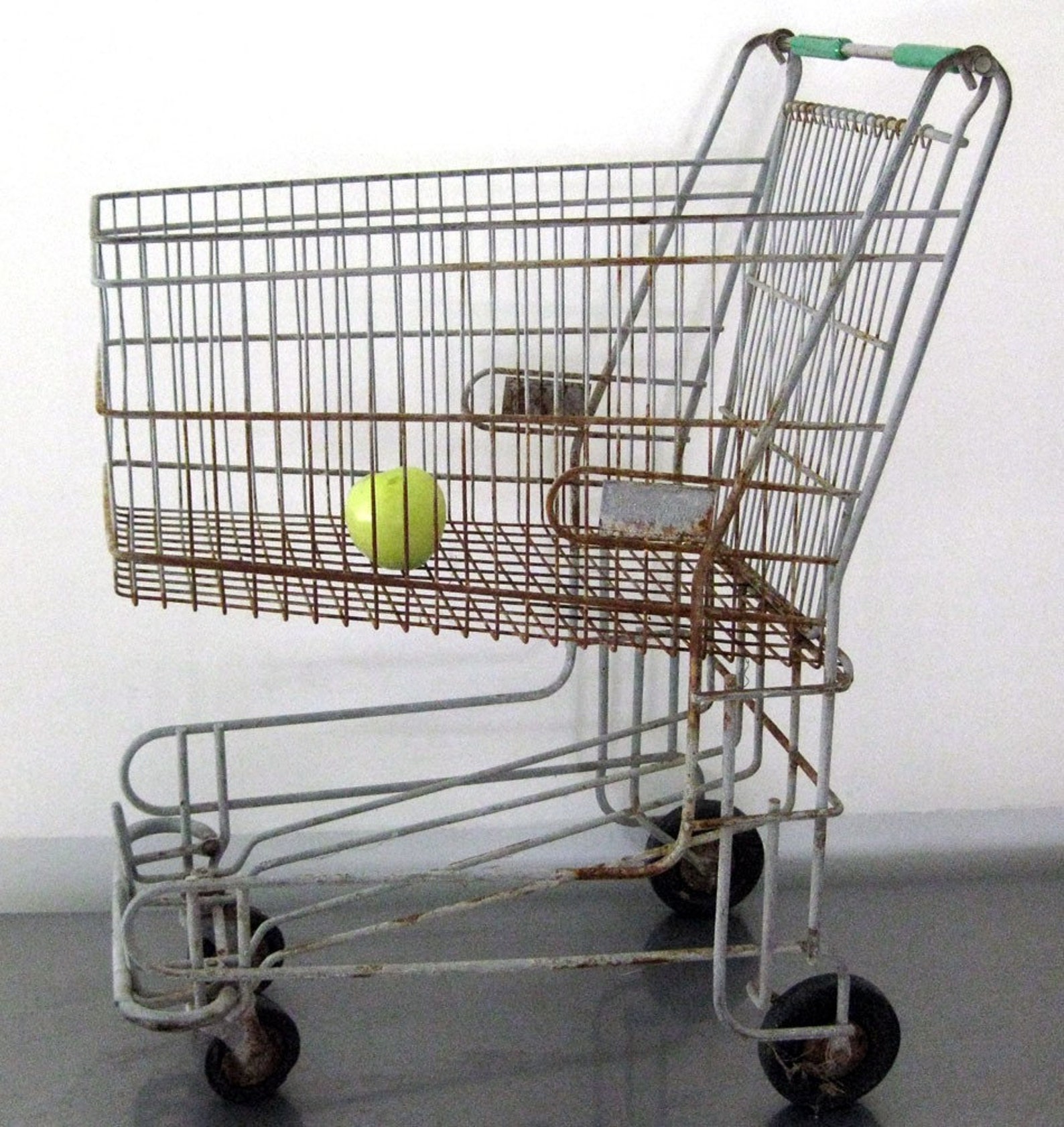Perfectly aged vintage children's metal SHOPPING CART Etsy