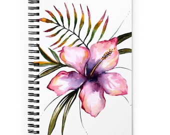 Cuaderno Hibiscus Spiral