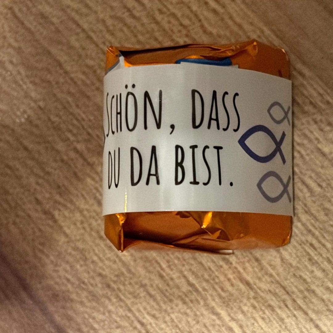 Ferrero Label Sticker Guest Gift | Ferrero Küsschen Sticker | Banderole | Christening | Guest ...