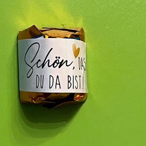 Regalo de anfitrión | Pegatina Besos de Ferrero | Banderol | Boda | Invitado | pequeño regalo l incluido Ferrero Küsschen