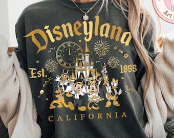 WDW Disneyland Happy new year 2026 shirt, Mickey & friends New years eve party shirt, Goodbye 2024 Hello 2025 shirt, Disney trip family Tees