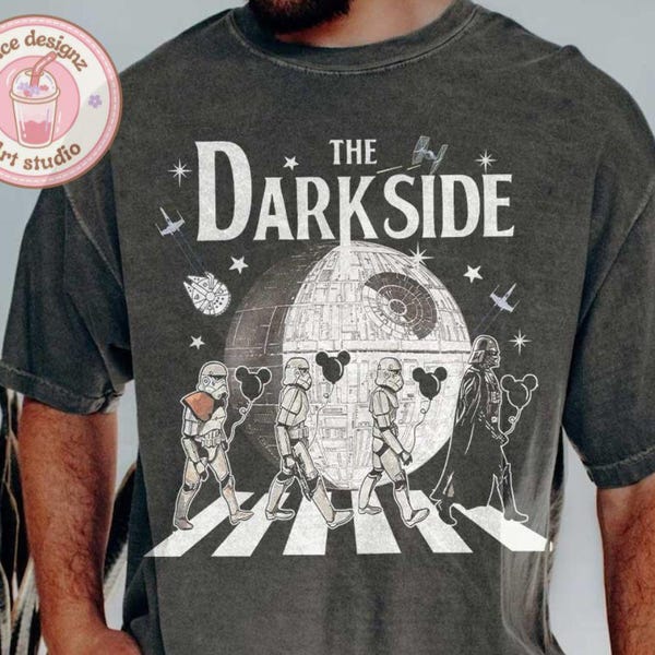 Vintage The Dark Side Darth Vader Star Wars shirt, Star wars day shirt, Disney Galaxy's Edge shirt, Death Star This is the way shirt