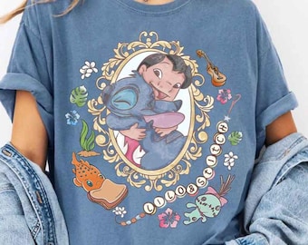 Coquette Lilo & Stitch shirt, Stitch Ohana means family Hawaii Aloha shirt, girly aesthetics Stitch 2025 shirt, Girls trip group shirts