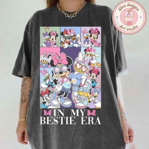 In my Bestie Era Disney shirt, Minnie Daisy Bestie Girls trip shirt, Disney with my Besties, Girly aesthetic Disney womens shirt