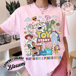 Vintage Toy Story 5 Movie Shirt, Lilypad Buzz Lightyear Woody Jessie Toy Story Land You've Got a Friend In Me shirt WDW Disneyland Tee bild 2
