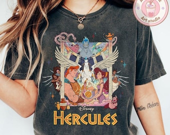 Vintage Retro Disney Hercules Shirt, Retro Hercules 1997 Sweatshirt, Magic Kingdom Shirt, Disneyworld Disneyland Shirt, Family trip 2025 Tee