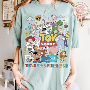 Vintage Toy Story 5 Movie Shirt, Lilypad Buzz Lightyear Woody Jessie Toy Story Land You've Got a Friend In Me shirt WDW Disneyland Tee bild 6