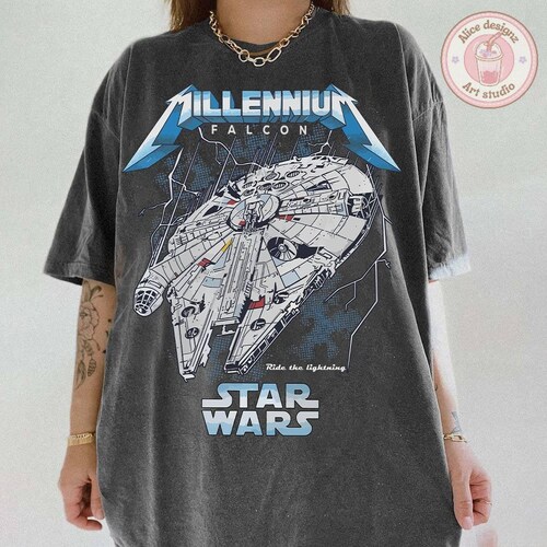 Retro Disney Star Wars Shirt, Disney Millennium Falcon Shirt, Vintage Star Wars Millennium Falcon Shirt, Disneyworld 2026 Shirts