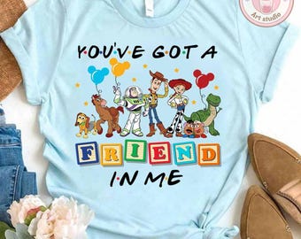 You've got a friend in me Toy Story shirt, Woody Buzz Lightyear Jessie Slinky dog shirt, Disney family trip 2025 shirt, Toy Story land Tee