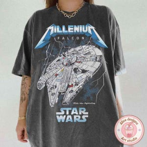 Retro Disney Star Wars Shirt, Disney Millennium Falcon Shirt, Vintage Star Wars Millennium Falcon Shirt, Disneyworld 2025 Shirts