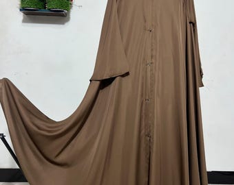 Plain Soft Fabric  Abaya | Full length Modest Gown | Comfortable Daily Outfit