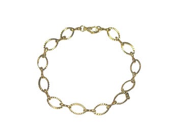Bracelet chaîne ovale