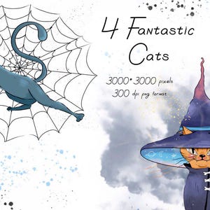 Fantastische katten (illustraties)