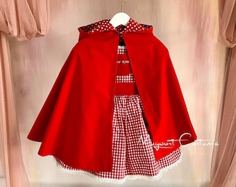 Red Riding Hood Dress, Halloween Costume