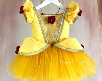 Beauty and the Beast Belle Costume, Halloween Baby Costume
