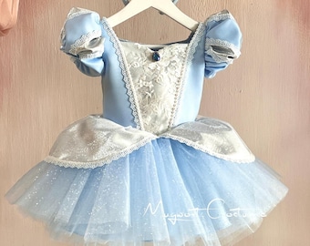 Cinderella Dress for Toddler, Princess Girl Dress, Halloween Baby Costume