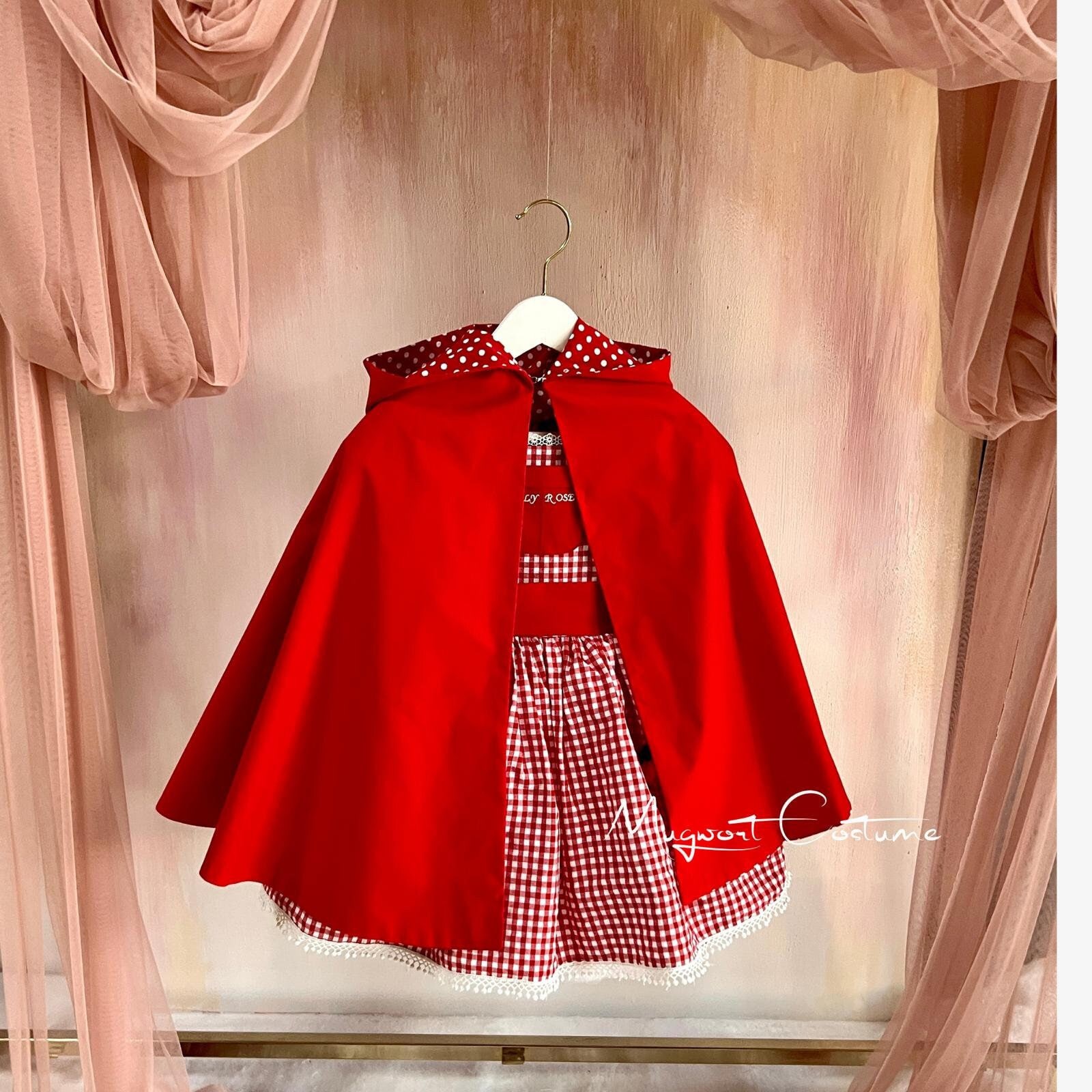 Caperucita Roja Disfraz Halloween Con Tutu Rojo Disfraces Vestido