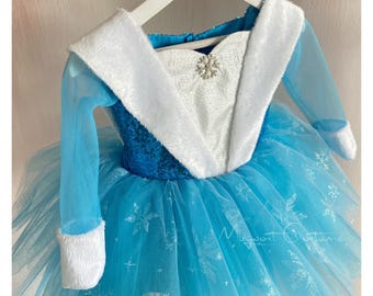 Elsa Princess Dress for Toddler, Elsa Frozen Costume
