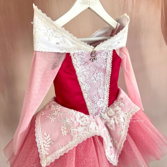 幼児用オーロラ姫ドレス、ハロウィンガールドレス、眠れる森の美女