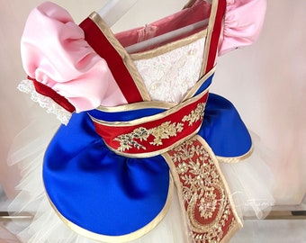 Mulan Princess Costume, Halloween Costume