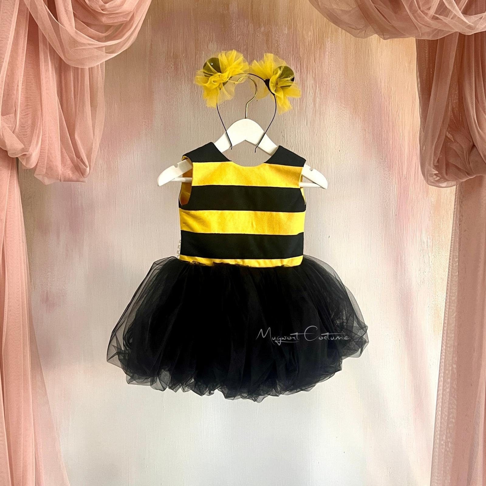 Bee Costume for Toddler, Halloween Baby Dress - Etsy
