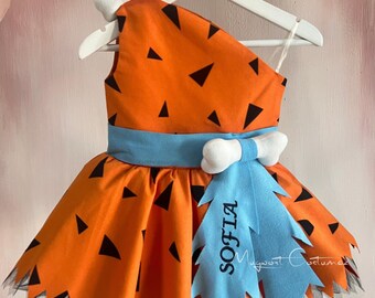 pebbles flintstone orange dress Pebbles Flinstone Costume