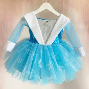 Elsa Frozen Dress for Toddler, Princess Girl Dress, Halloween Baby Costume