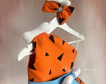 Orange Pebbles Costume for Toddler, Halloween Costume, Newborn Halloween Dress